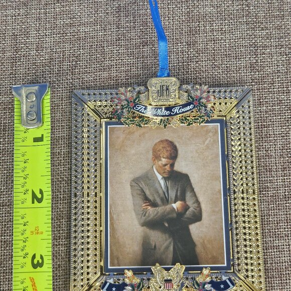 Official 2020 White House Christmas Ornament Honoring JFK 35th President - Picture 7 of 9